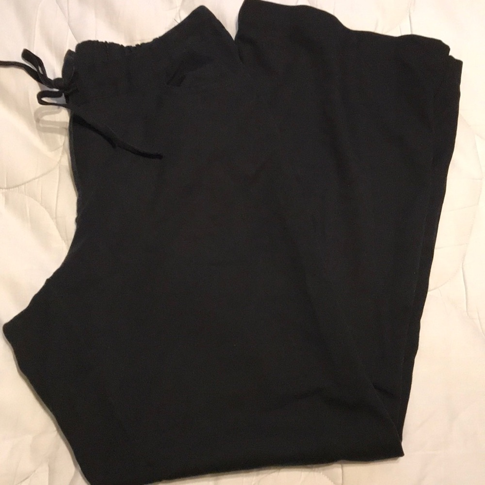 Black scrub bottoms